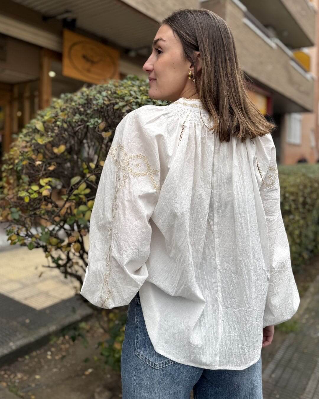 Camisa Bordada Boho - Imagen 5