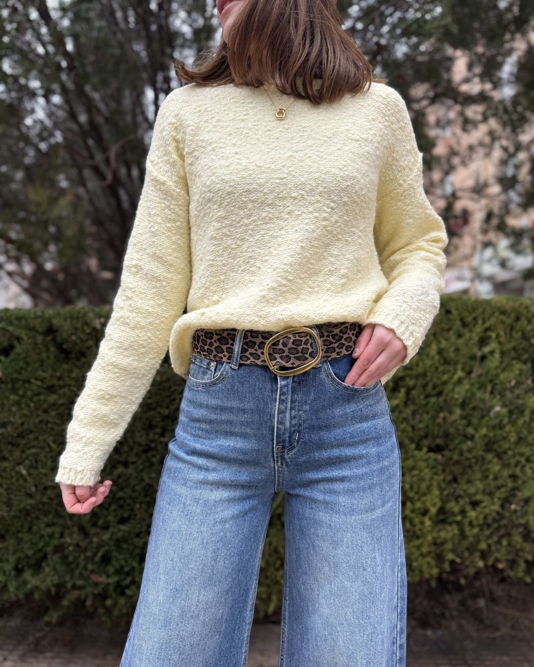 Pantalón Wide Leg Denim - Imagen 2