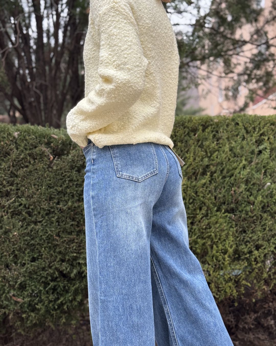 Pantalón Wide Leg Denim - Imagen 4