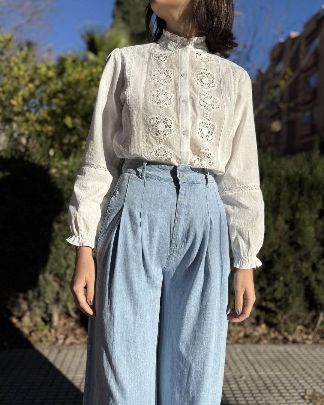 Pantalón Palazzo Denim - Imagen 2